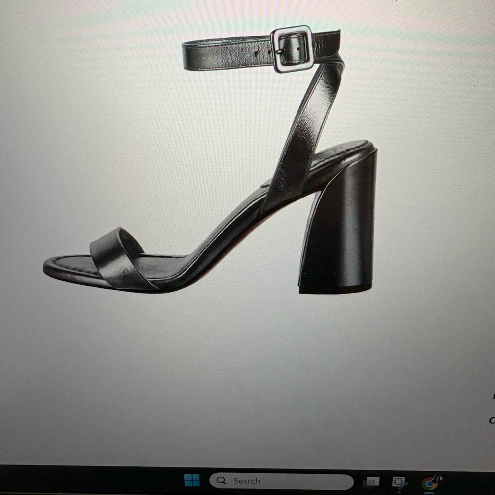 Christian Louboutin Silver Leather Sandals with Ankle Strap